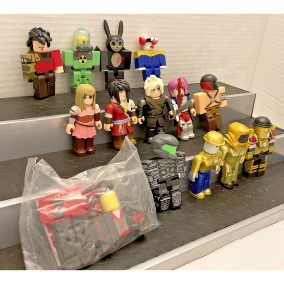 R0BL0X Toys Action Mini Figures Lot of 14 Mixed Series Gold, World Zero, 1 New - Picture 3 of 15